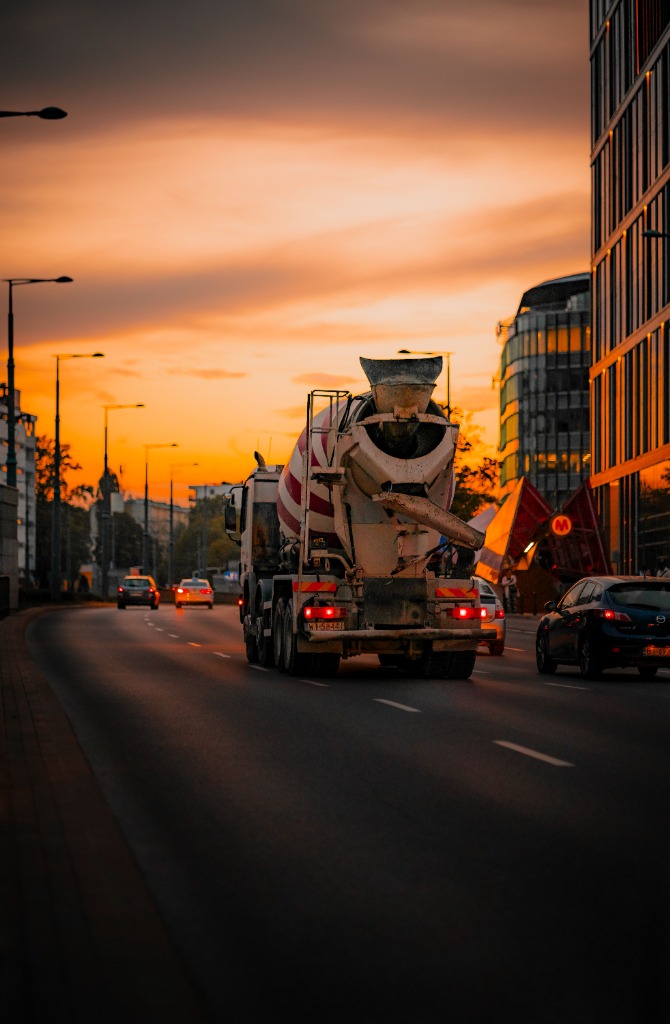 Volumetric concrete delivery truck in Hatfield