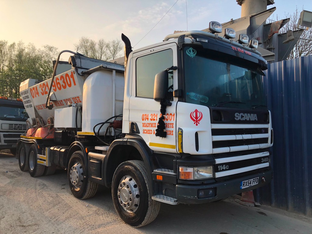 Scania 8-Wheel Volumetric Concrete Mixer Truck Hatfield